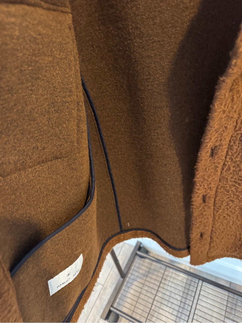 Manuel Ritz Brown/Tan Shirt Jacket - Picture 7 of 16